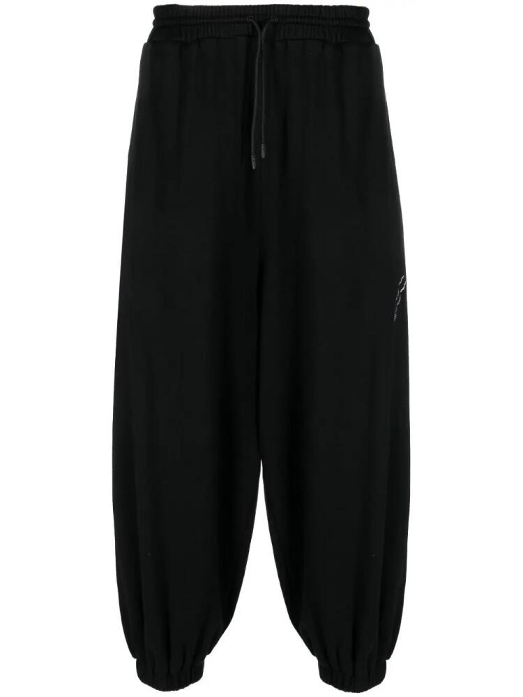 LỰU ĐẠN baggy bontan track pants - Black Cover