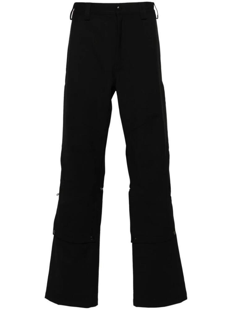 Kiko Kostadinov Utility straight-leg trousers - Black Cover