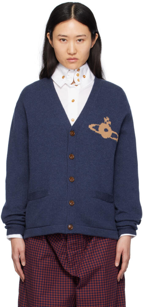 Vivienne Westwood Navy Alex Cardigan Cover