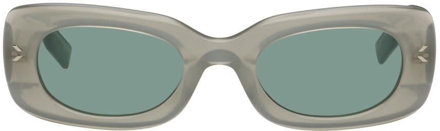 MCQ Green Oval Sunglasses Cover