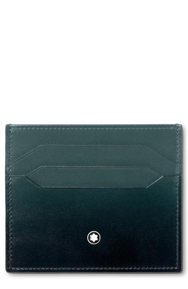 Montblanc Meisterstück Leather Card Case in British Green Cover