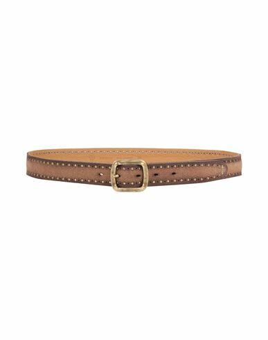 Eleventy Man Belt Dark brown Leather Cover