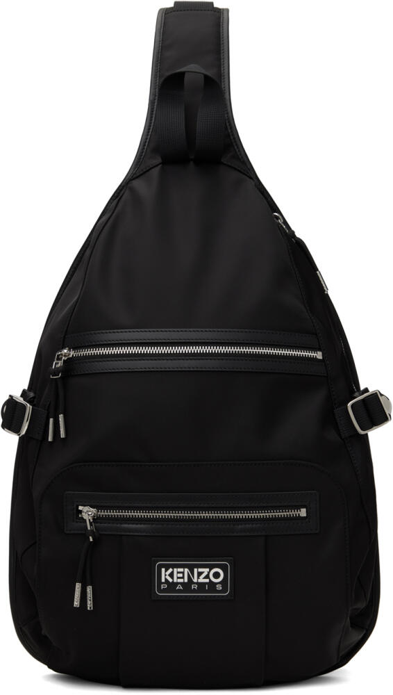 Kenzo Black Kenzo Paris 'KENZOGRAPHY' One Shoulder Backpack Cover