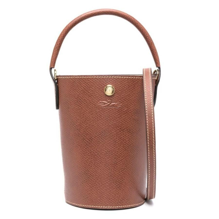 Longchamp Epure XS Leather Bucket Bag - Brown Cover