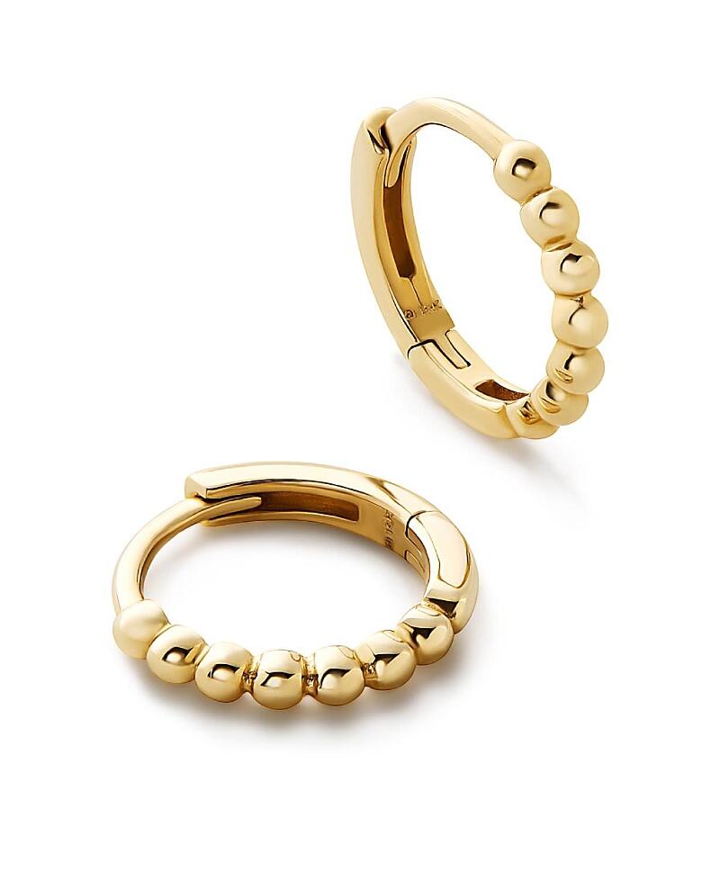 Ana Luisa 10K Gold Bead Huggie Hoops Cover