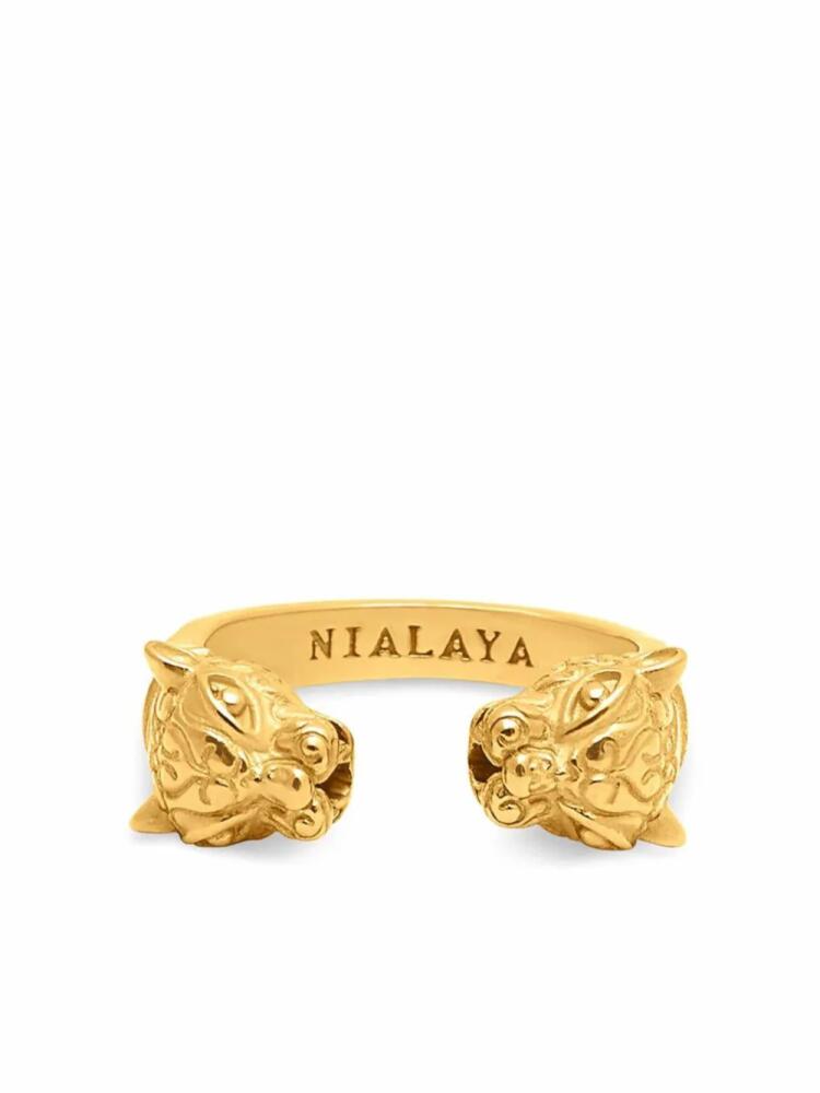 Nialaya Jewelry panther ring - Yellow Cover