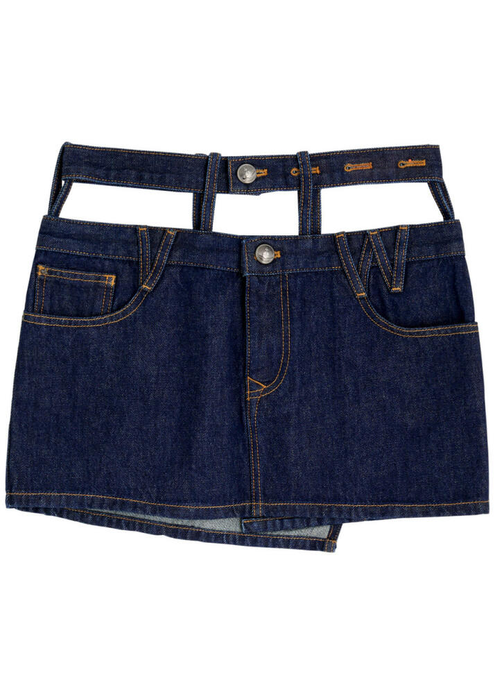 Vivienne Westwood Cut-out Denim Mini Skirt - Indigo Cover