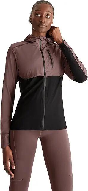 On Weather Jacket (Grape/Black) Women's Clothing Cover