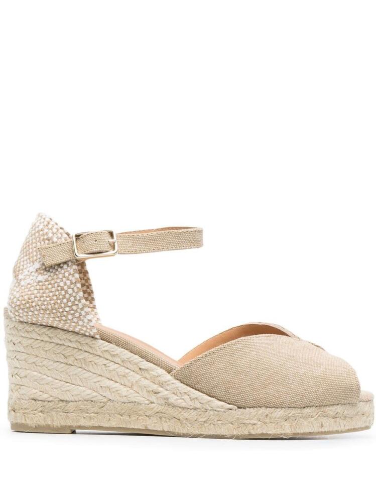 Castañer Carol canvas wedge espadrilles - Neutrals Cover