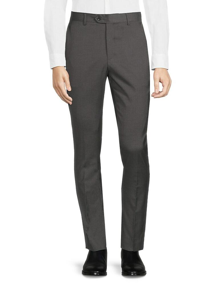 Tahari Men's Slim Fit Dress Pants - Charcoal Cover