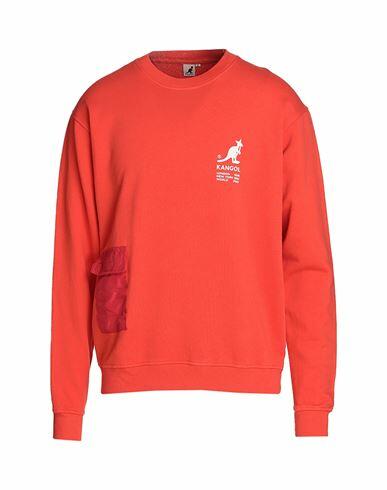 Kangol Man Sweatshirt Tomato red Cotton Cover