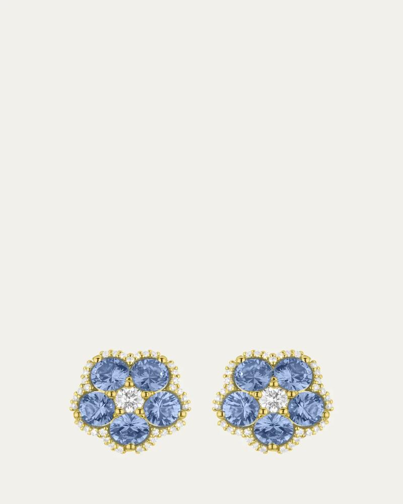 Paul Morelli Wild Child Sapphire and Diamond Stud Earrings Cover