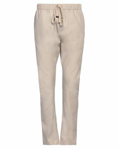 Fear Of God Man Pants Beige Polyamide, Virgin Wool Cover