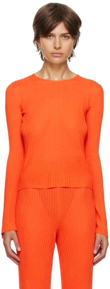 Marques Almeida Orange Fitted Sweater Cover