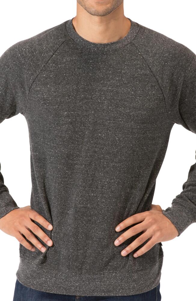 Threads 4 Thought Raglan Sweatshirt in Heather Black Cover