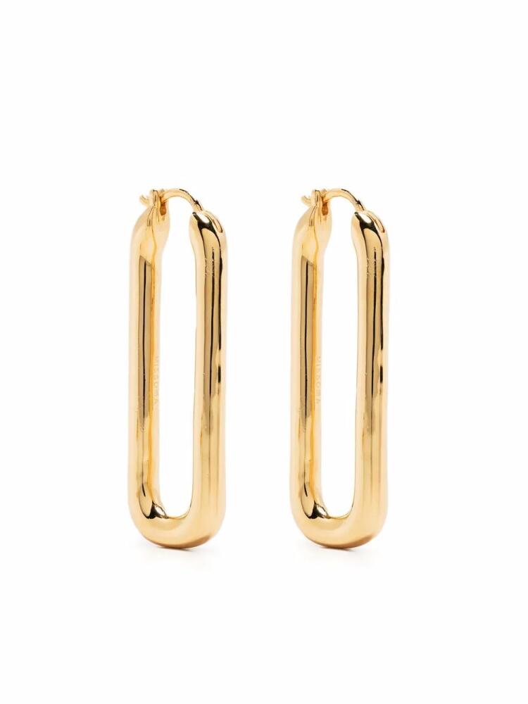 Missoma ovate hoop earrings - Gold Cover