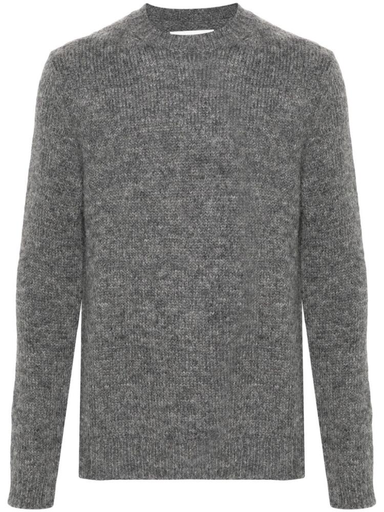 Jil Sander crew-neck apalaca wool jumper - Grey Cover