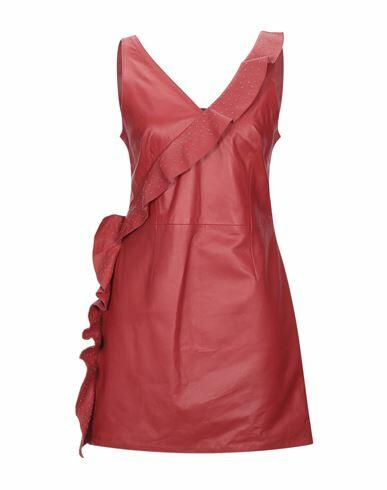 Frankie Morello Woman Mini dress Red Lambskin Cover