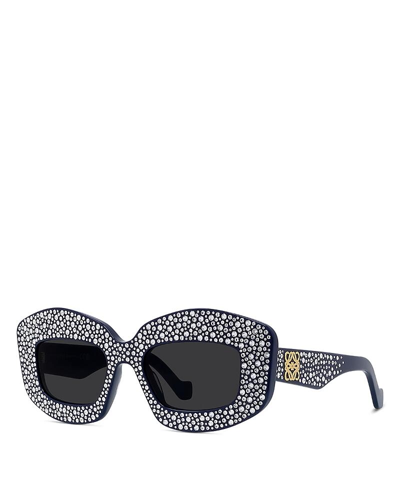 Loewe Starry Night Anagram Rectangular Sunglasses, 49mm Cover