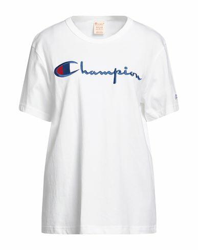 Champion Woman T-shirt White Cotton Cover