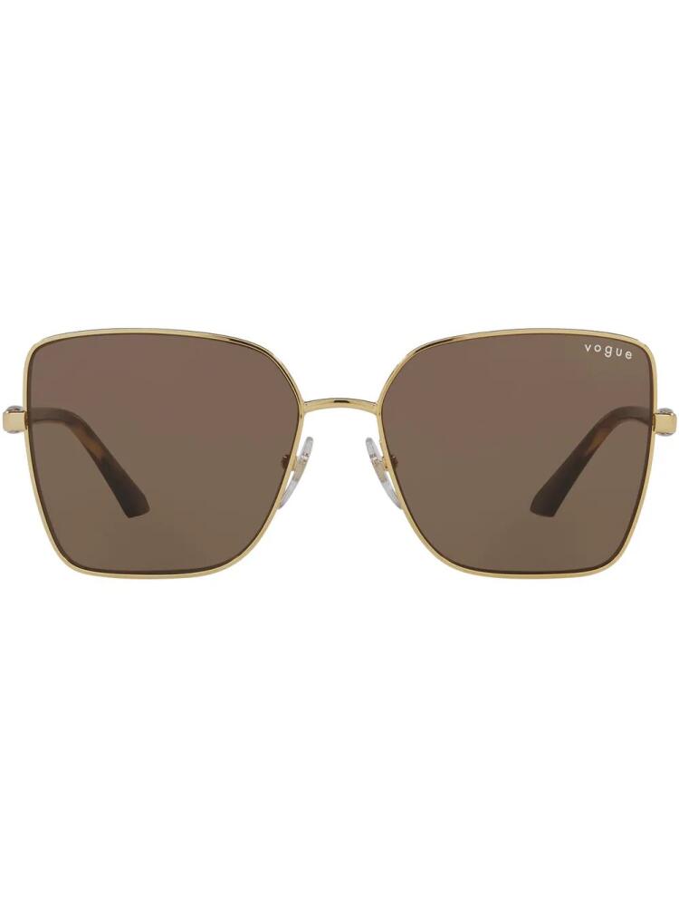 Vogue Eyewear oversized-frame sunglasses - Gold Cover