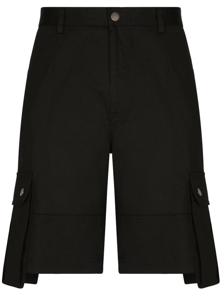 Dolce & Gabbana knee-length cotton Bermuda shorts - Black Cover