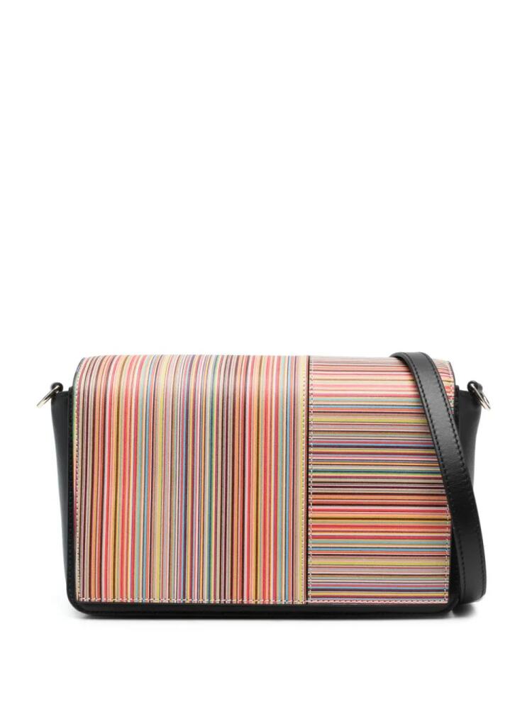 Paul Smith striped leather crossbody bag - Black Cover