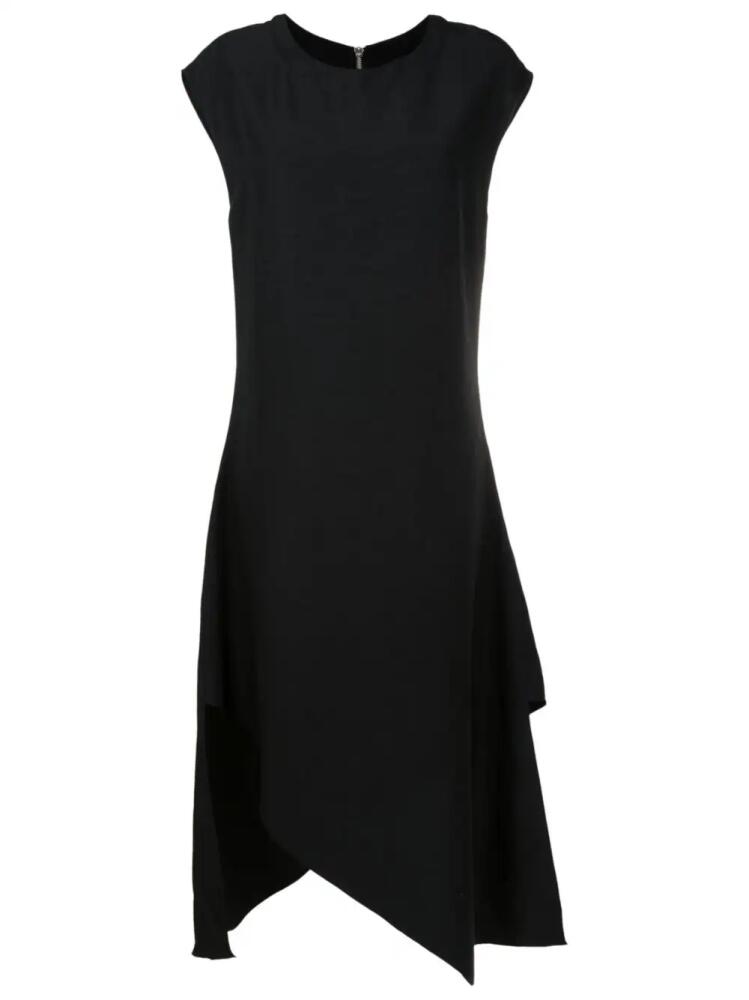 Uma | Raquel Davidowicz sleeveless asymmetric midi dress - Black Cover