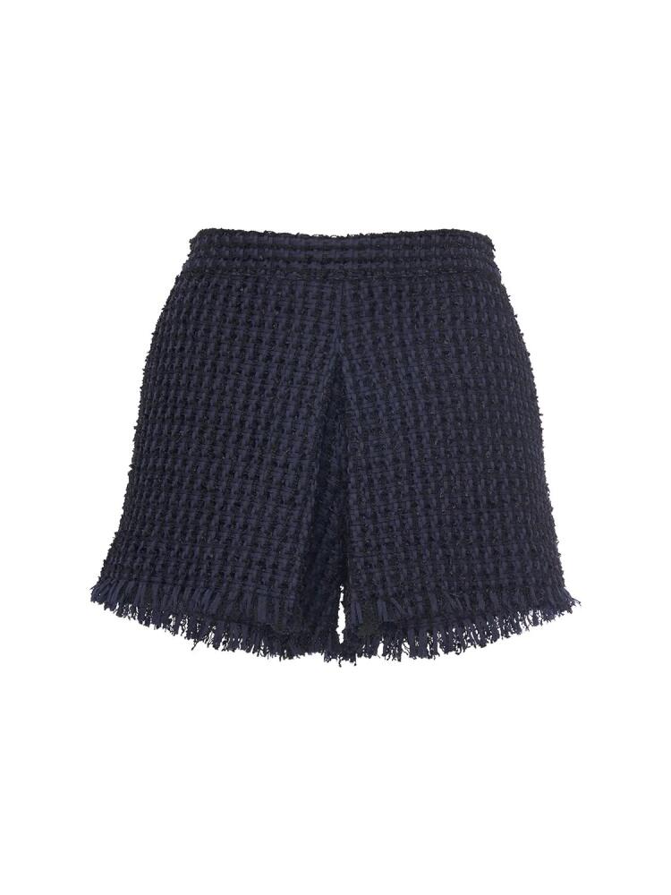 DSQUARED2 Tweed Bouclé High Rise Shorts Cover