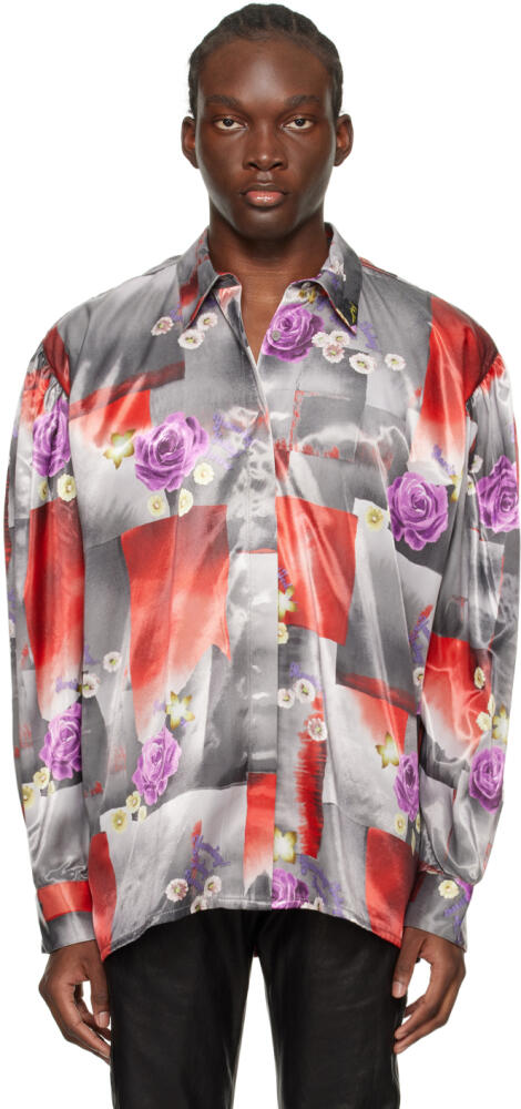 Martine Rose Red & Gray Classic Shirt Cover