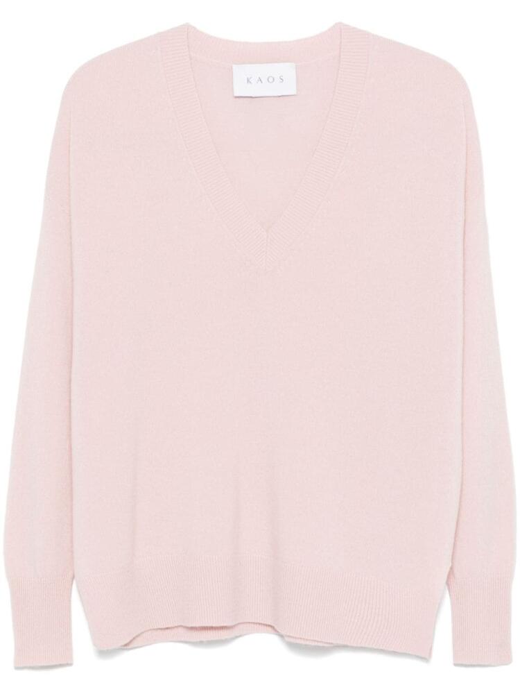 kaos wool sweater - Pink Cover