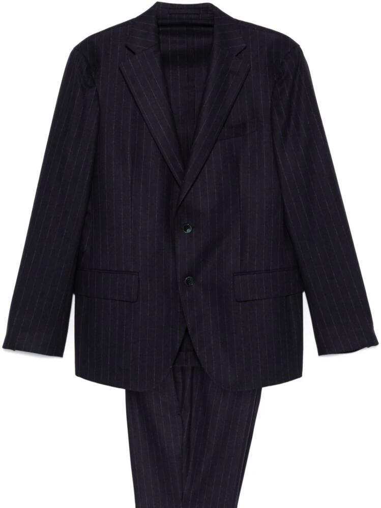 LUIGI BIANCHI MANTOVA striped suit - Blue Cover