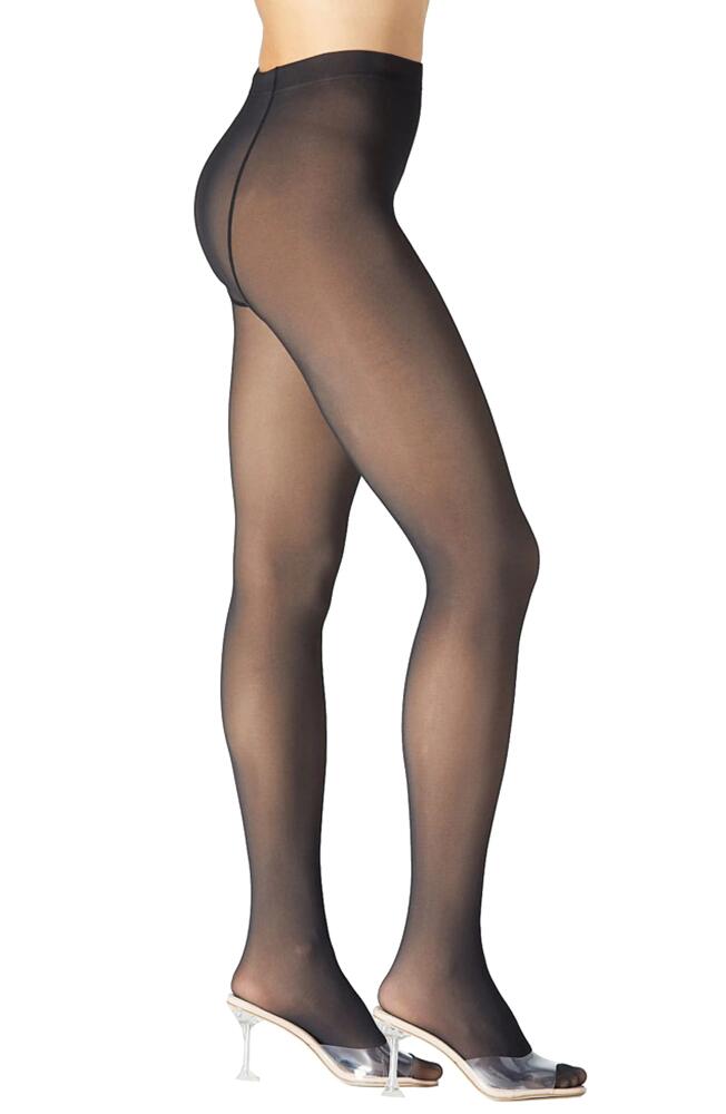 Stems Skin Illusion Fleeced Tights in Black/Beige Cover