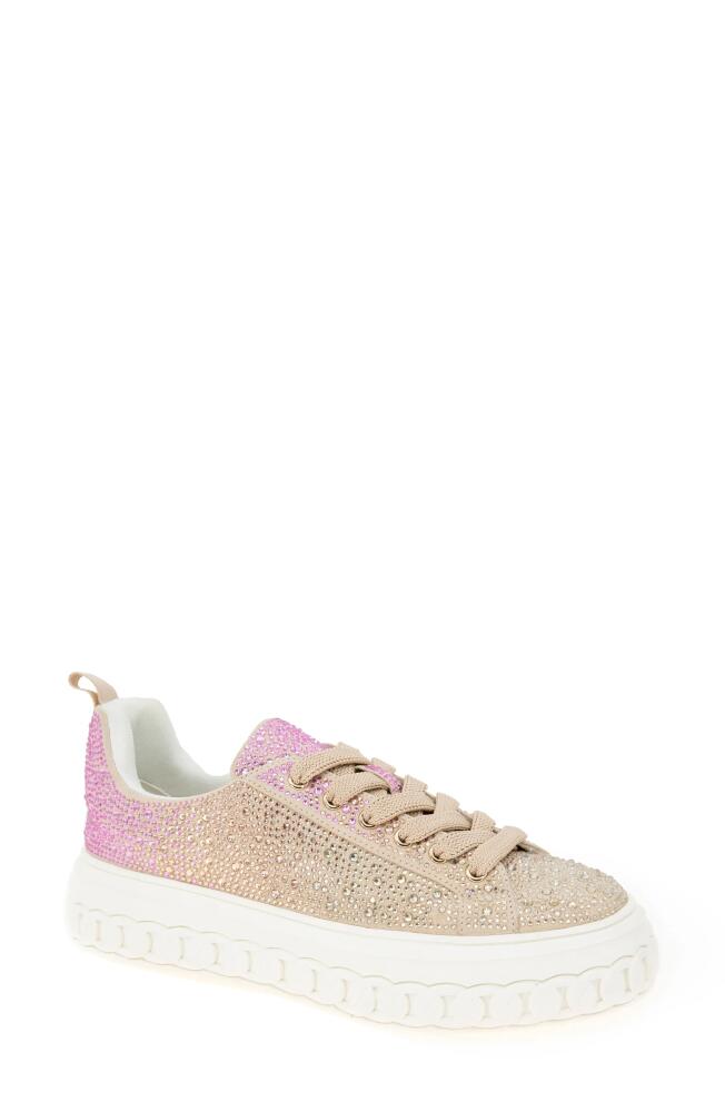 bcbg Riso Platform Sneaker in Ombre Rhinestones Cover