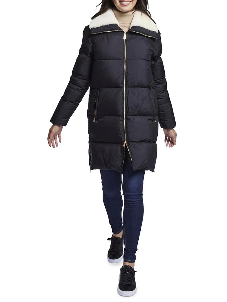 Blue Duck Women's Shearling & Down Parka - Black Cover