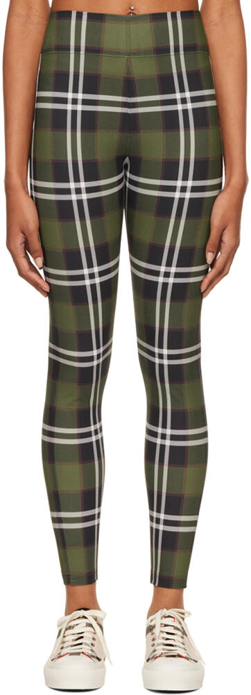 Burberry Green Vintage Check Leggings Cover