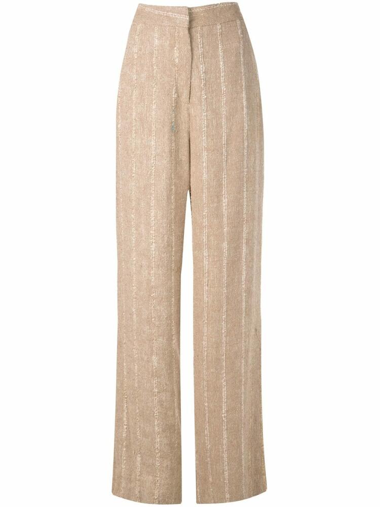 VOZ raw wide trousers - Brown Cover