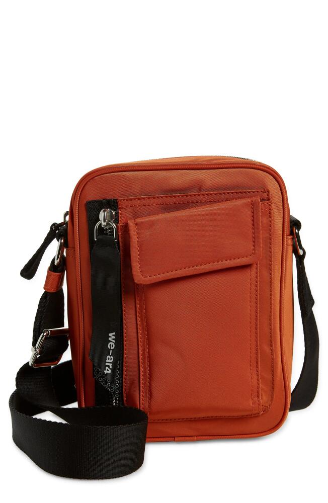 WE-AR4 The Godspeed Nylon Crossbody Bag in Burnt Orange Cover