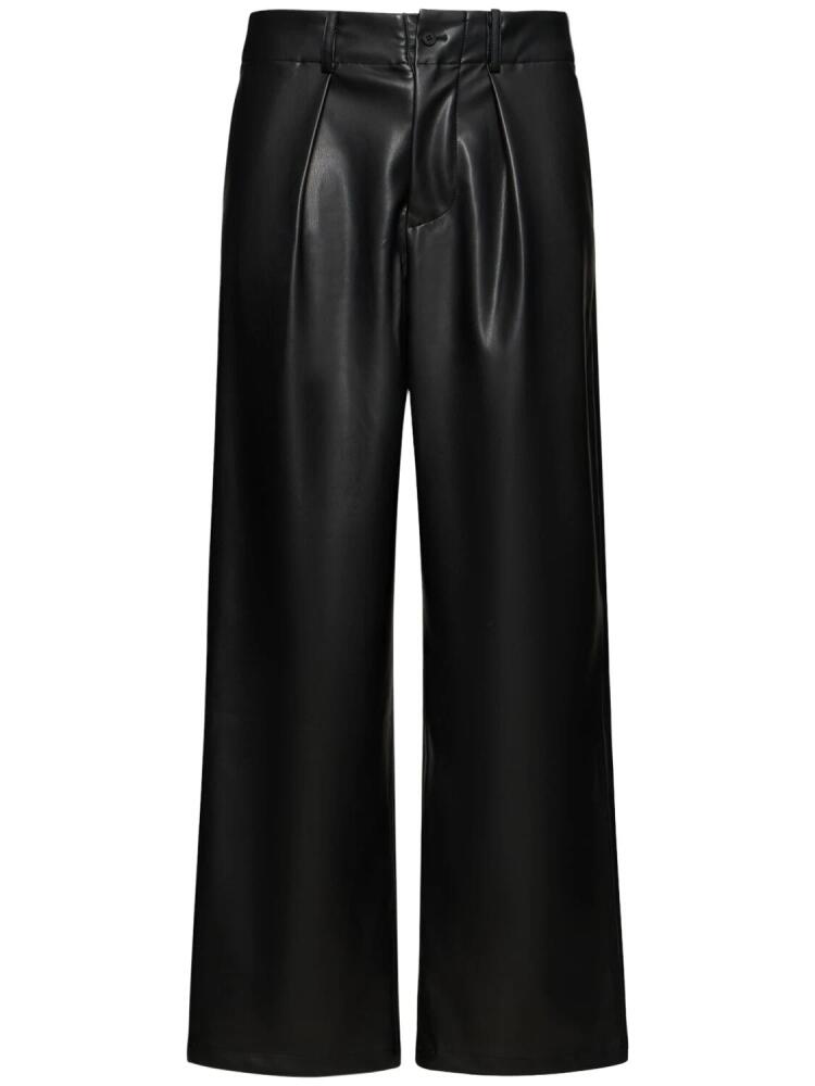 THE FRANKIE SHOP Baker Faux Leather Pants Cover