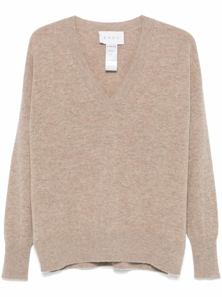 kaos wool sweater - Neutrals Cover