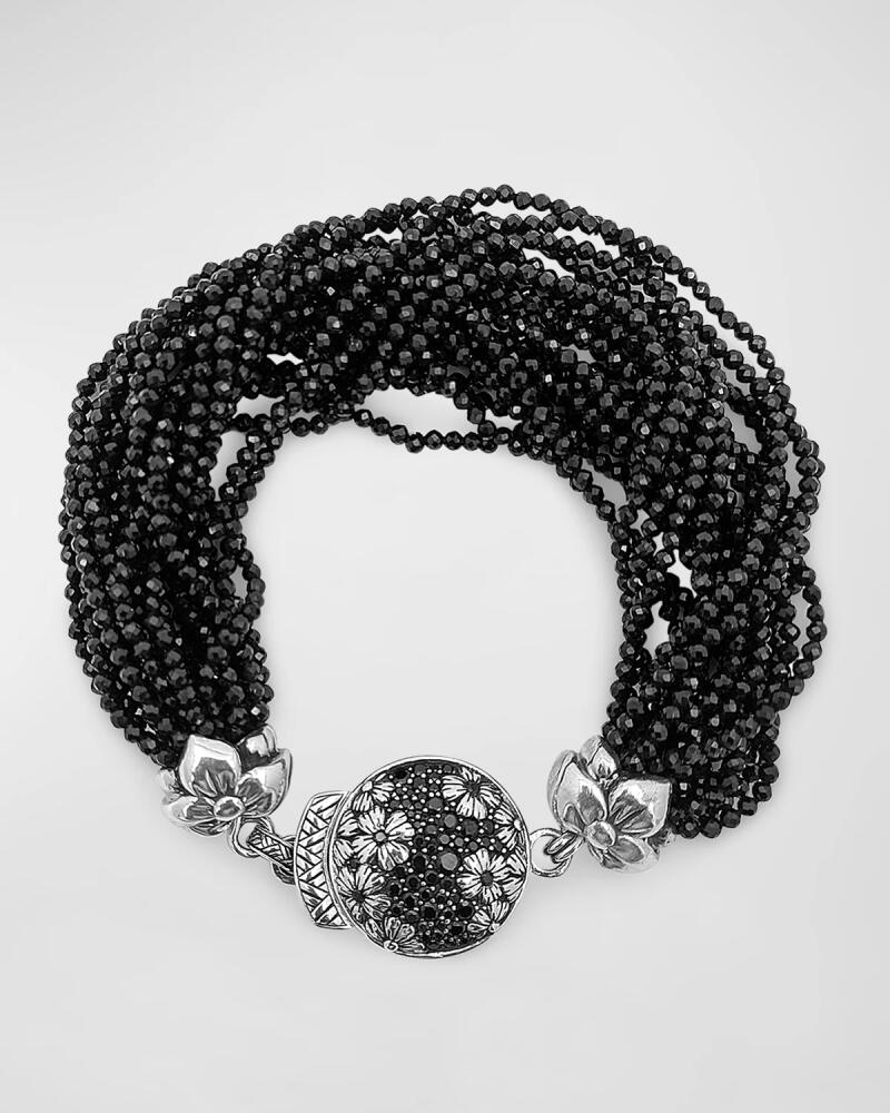 Stephen Dweck Black Spinel Multi-Strand Bracelet Cover