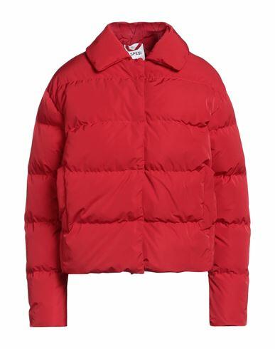 Aspesi Woman Puffer Red Polyester Cover