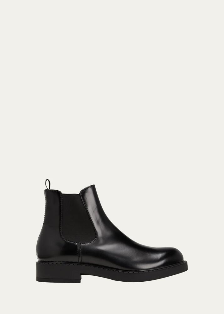 Prada Men's Leather Chelsea Boots Cover