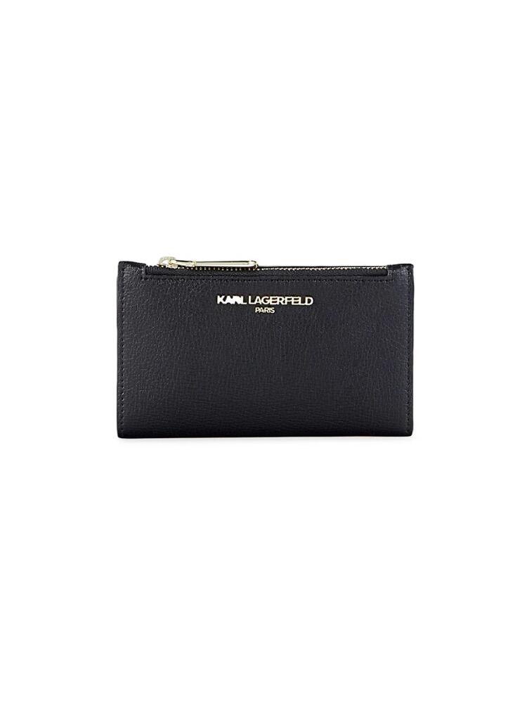 Karl Lagerfeld Paris Women's Bi-Fold Wallet - Rose Smoke Cover