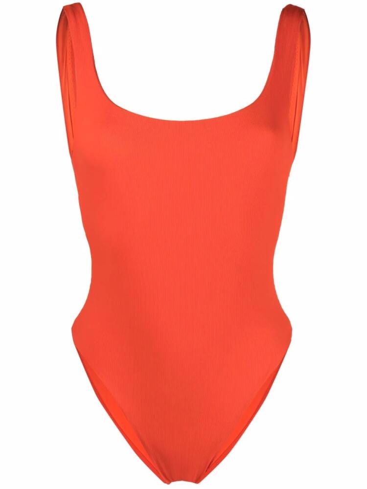 Manokhi scoop-neck swimsuit - Orange Cover