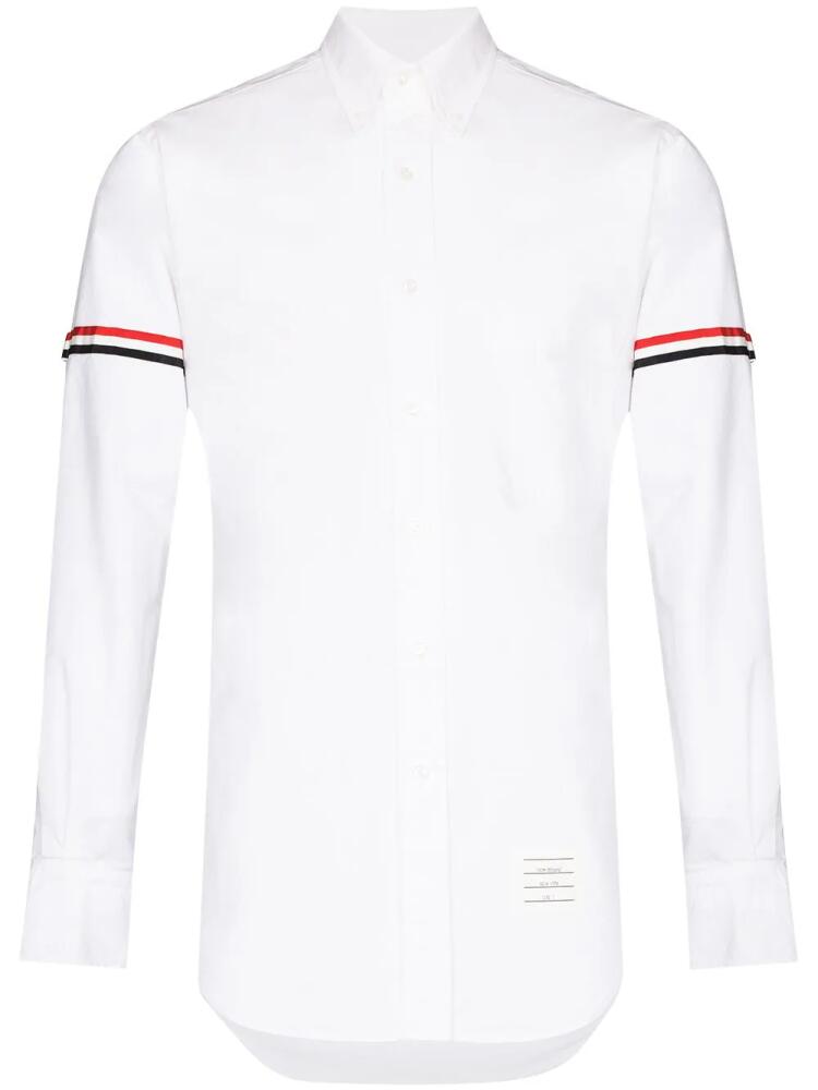 Thom Browne RWB long-sleeve shirt - White Cover