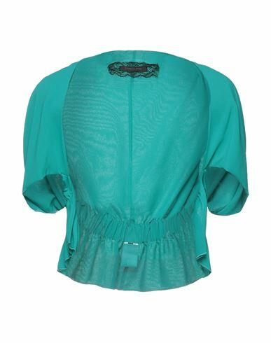 Patrizia Pepe Sera Woman Shrug Emerald green Polyester Cover