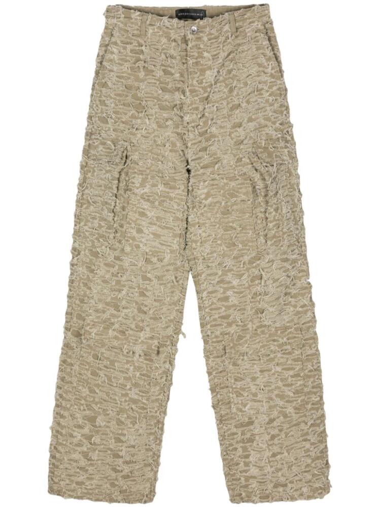 Who Decides War Husk wide-leg trousers - Neutrals Cover