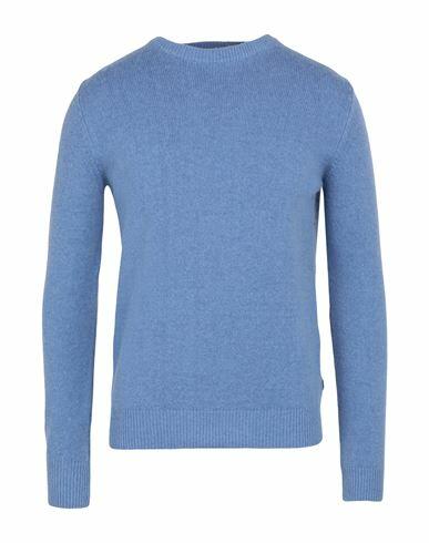 40weft Man Sweater Pastel blue Wool, Nylon Cover