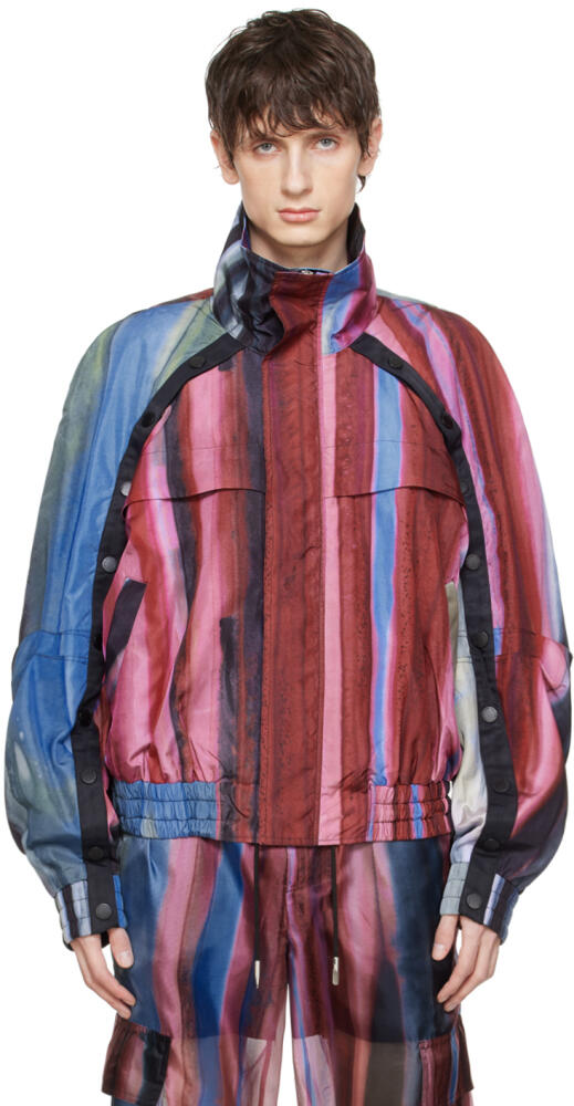 Feng Chen Wang Multicolor Rainbow Jacket Cover